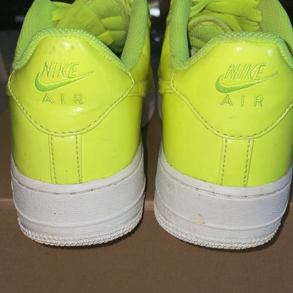 Nike Shoes | Lime Green Patent Leather Youth Air Force | Poshmark